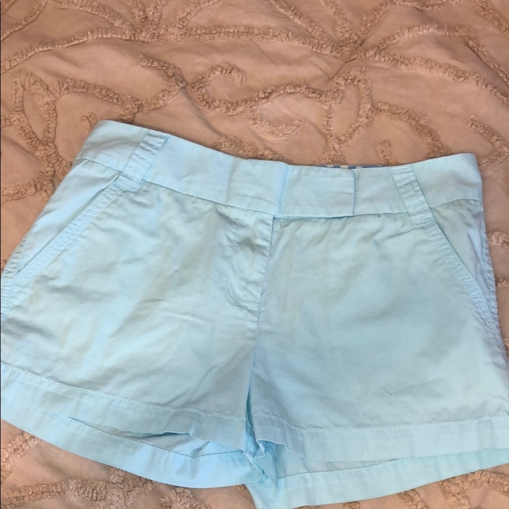 j.crew vintage blue shorts